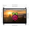 wisecoco 7 Inch Touchscreen Monitor for Raspberry Pi HDMI IPS