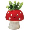 Streamline Imagined Ceramic Small Kawaii Mushroom Planter