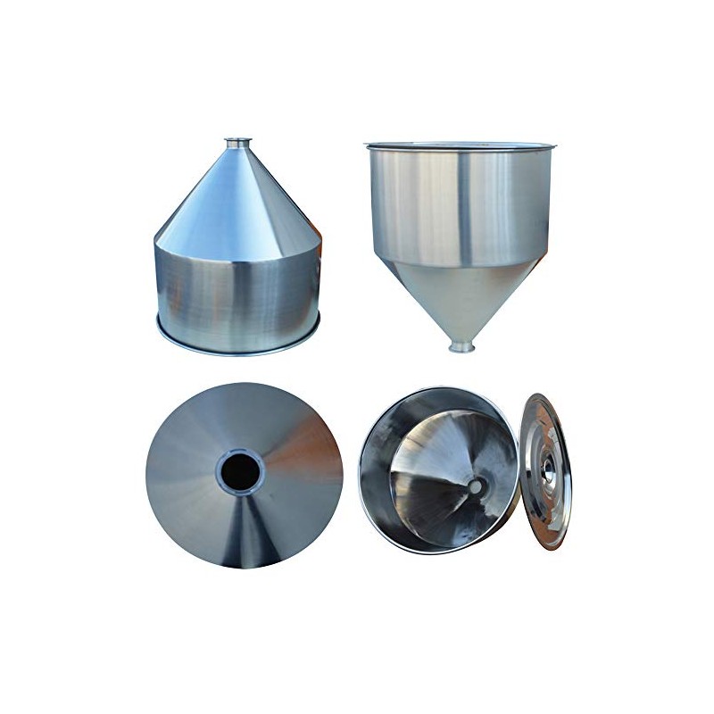 INTSUPERMAI 50L Fillng Machine Hopper for Filling Machine 5-5000ml