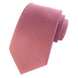 Men Fashion Style Red Silver Designer Inspired Ties Necktie Pretty Birthday Gift