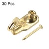 sourcing map 30 Pieces Picture Hangers Photo Frame Hanging Hook