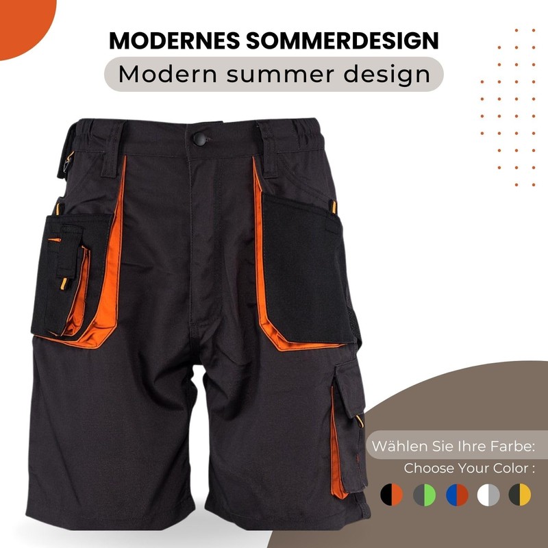 Emerton® Men's Summer Work Shorts - Many Colours - 60
