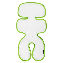 Manito Breath Original 3D Mesh Pad/Cushion/Liner for Stroller and Car Seat, Green, One Size
