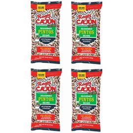 Seasoned Piñto Beans 16 oz Ragin Cajun (Pack of 4)