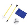 Practice Golf Hole Pole Cup Flag Stick Detachable 2 Section