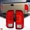 3D LED C-Bar Tail Light Rear Brake/Reverse Lamp Red Compatible