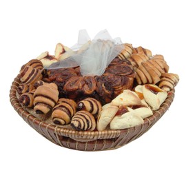 Huge Chanukah Round Bakery Gourmet Gift Basket
