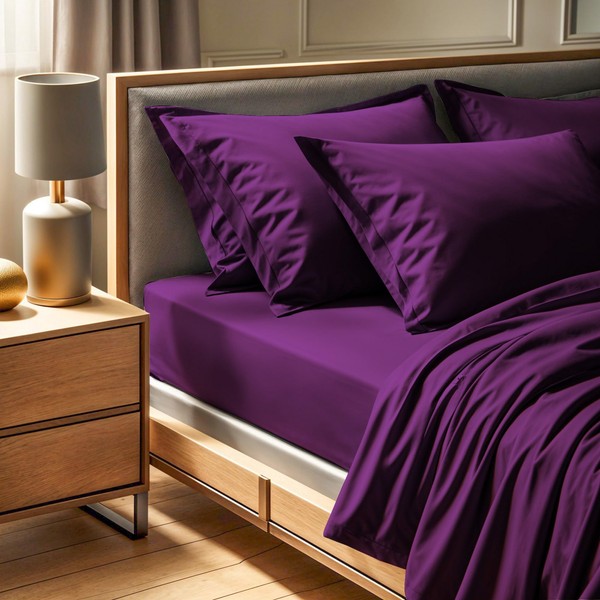 100% Cotton Ranforce Single Fitted Sheet (100 x 200+30 cm),