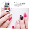 OHPHCALL Nail Charms 12 Color Glitter Sequins Nail Art Powders