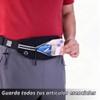 RJ-Sport Cinturón delgado para correr con número de carrera -