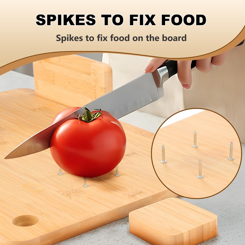 Easy-to-Use Adaptive One Handed Cutting Board,Handicap Kitchen Tools with Bread