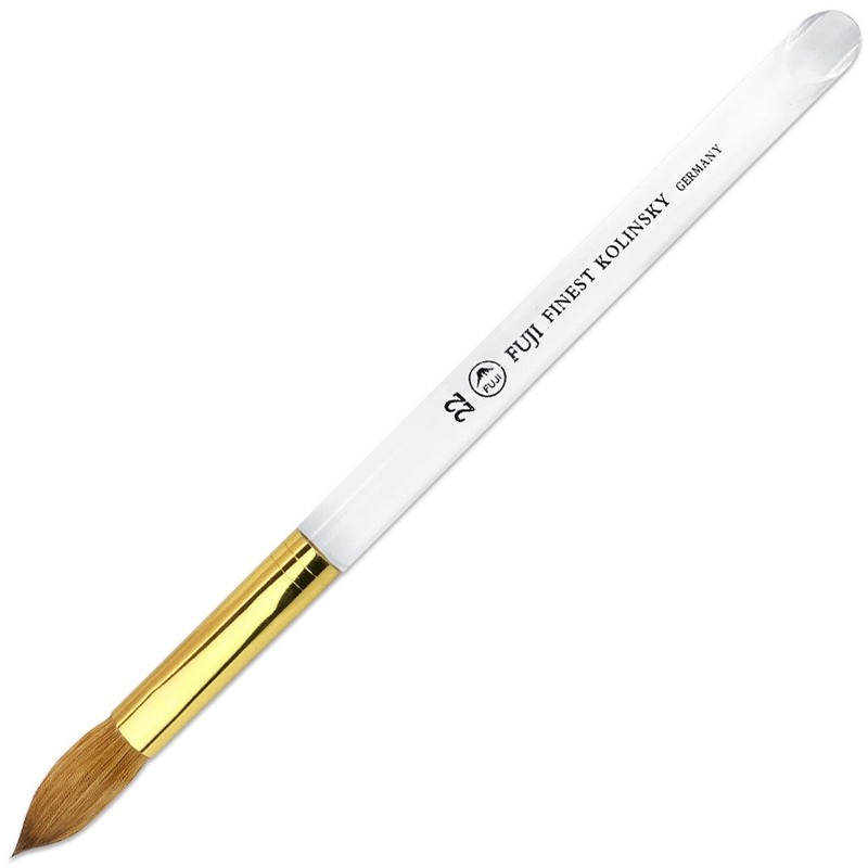 Professional 100% Kolinsky Hair Bristles Oval Style Acrylic Nail Brush