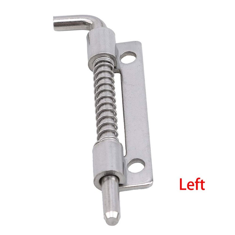 2x Stainless Steel Spring Loaded Latch Faster Locking Bolt Lock