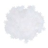 1000Pcs Snowflake Confetti 0.9in Vibrant Color Reusable Plastic Multi Purpose