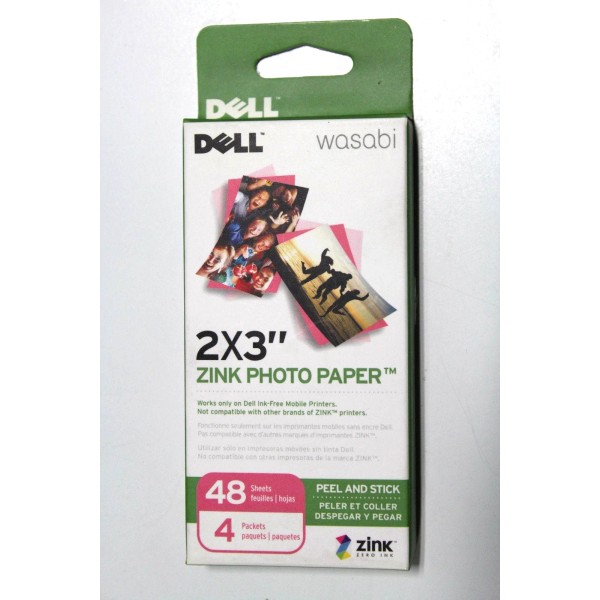 DELL H858K OEM Dell Wasabi Pz310 2x3" ZINK Photo Paper