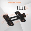 KOVOSCH 180° Degree Flip Sliding Barn Door Lock (180° Barn