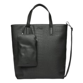 s.Oliver Shopping Bag Grey/Black, grau / schwarz