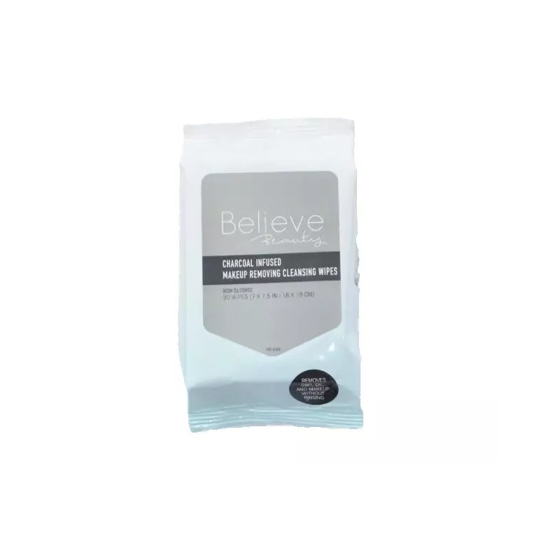 Believe Beauty 4-PK / BELIEVE Beauty CHARCOAL INFUSED MAKEUP REMOVING