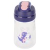 420ml Water Bottle Portable Cute Cartoon Straw Cup Drinking Bottle