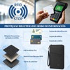 Porta Pasaporte Familiar con Bloqueo RFID (Negro)