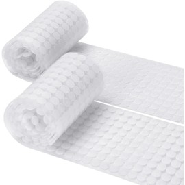 Self Adhesive Dots, Strong Adhesive 1150 Pcs (575 Pairs) 0.59 inch Diameter Sticky Back Nylon, Dots with Waterproof Sticky Glue Tapes, Suitable for Classroom, Office, Home