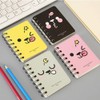 SENRISE Animal Spiral Notebook, Mini Cute Cartoon Diary Notepad A7