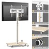Rolling TV Stand for 32-70 Inch TVs with Apple TV