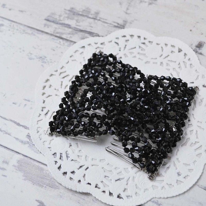Magic Beads Double Women/Ladies Hair Clip Stretchy Hair Combs Clips
