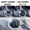 REARACE PVC Shift Boot Cover, Waterproof Shift Knob Cover Compatible