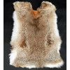 Premium Natural Rabbit Fur Pelts Professionally Tanned, Undyed Hair-On Rabbit