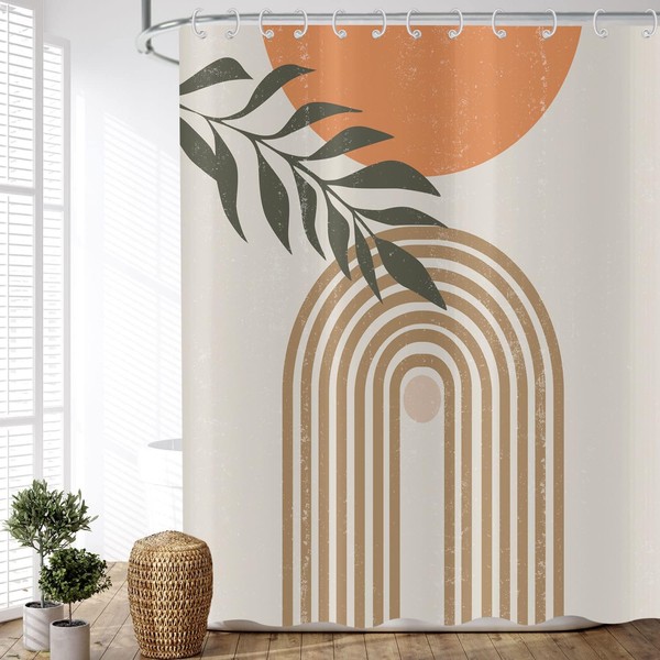 ASDCXZ Boho Style Shower Curtain 180 x 200 cm, Modern