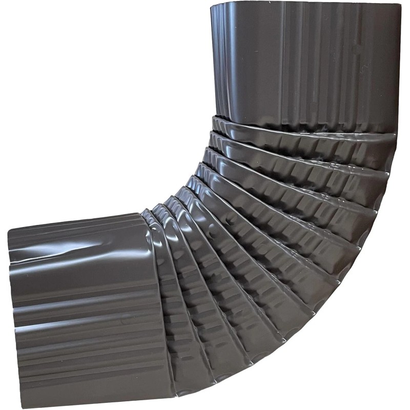 Aquabarrel 90 degree Aluminum Gutter Elbow Style B - Royal
