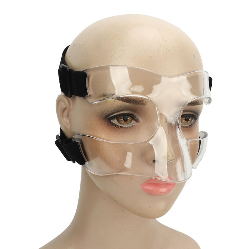 Protector Facial de Medicina Deportiva, Correa Ajustable, Protector Facial Transpirable,