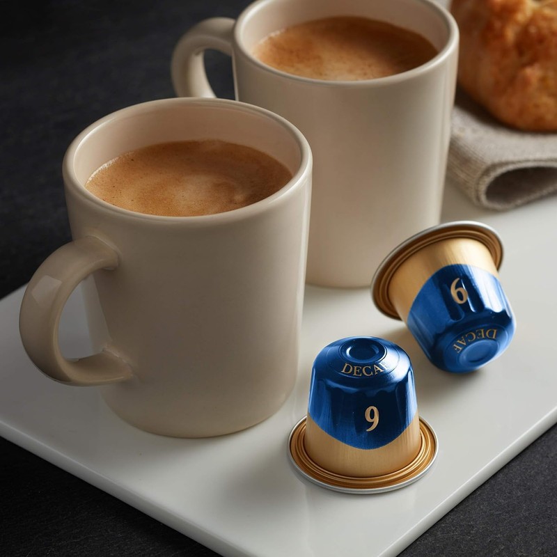 Peet's Coffee, Medium Roast Decaf Espresso Capsules, Compatible with Nespresso