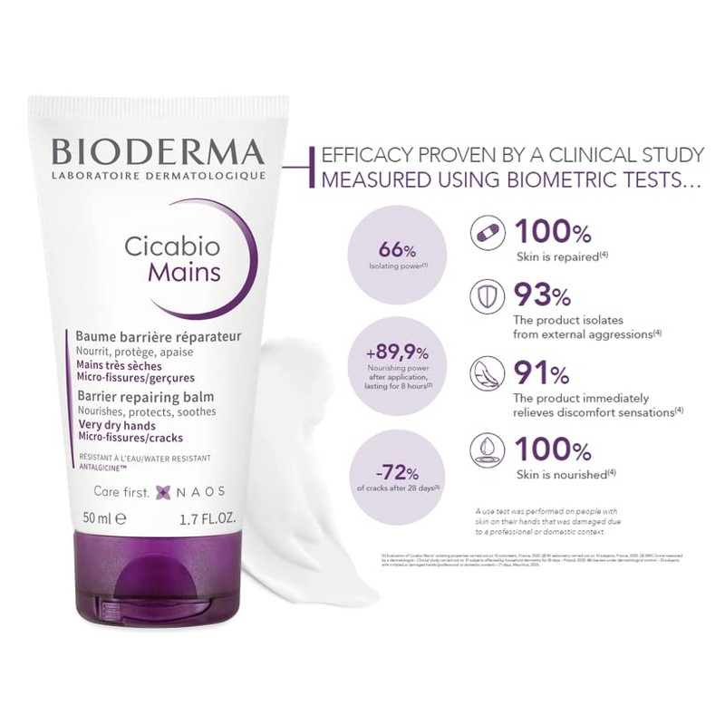 Bioderma Shikabio Repair Hand Cream, 1.7 fl oz (50 ml)