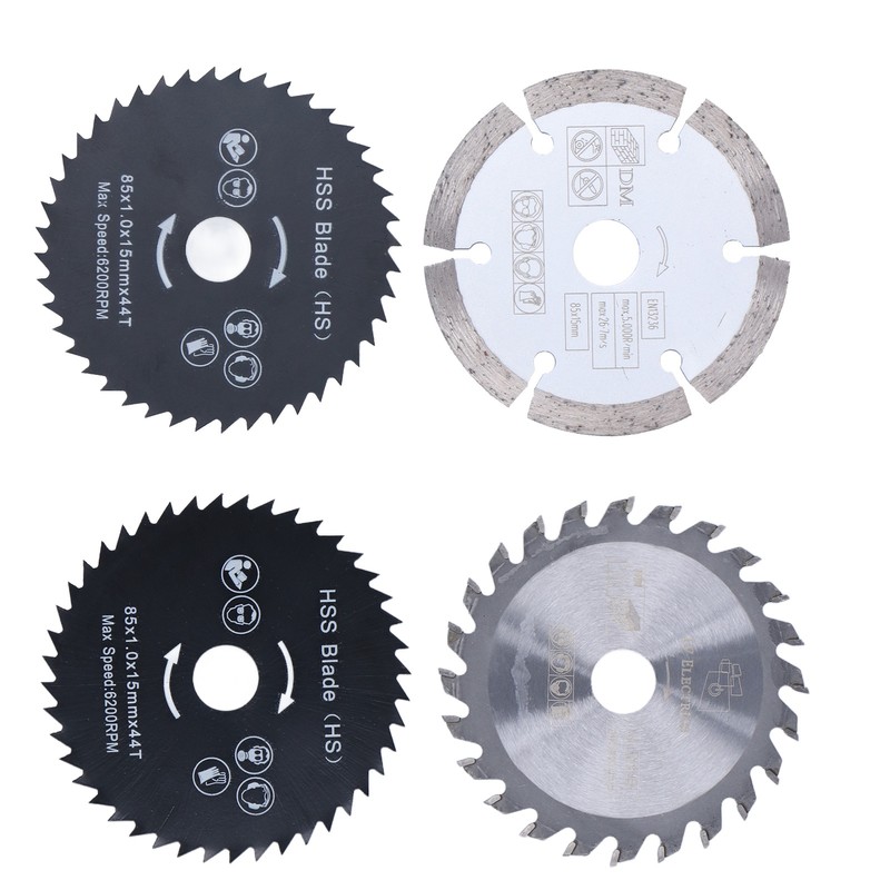 4Pcs/Set Mini Circular Saw Blade Alloy Steel Cutting Rotary Tools