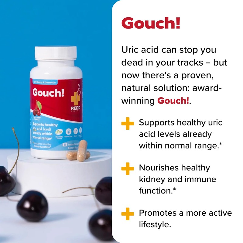 Redd Remedies, Gouch!, Supplement Support for Joints and Uric Acid