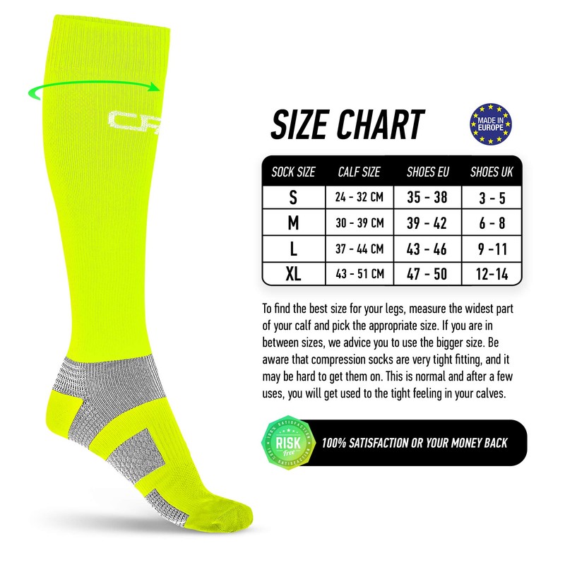 High-Quality Compression Stockings for Men and Women - Ankle Protection