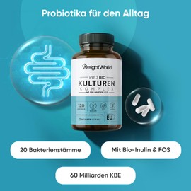 WeightWorld Pro Organic Culture Complex - 60 Billion CFU per Serving