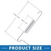 A ABSOPRO 2 pieces return springs for motorcycle stand side