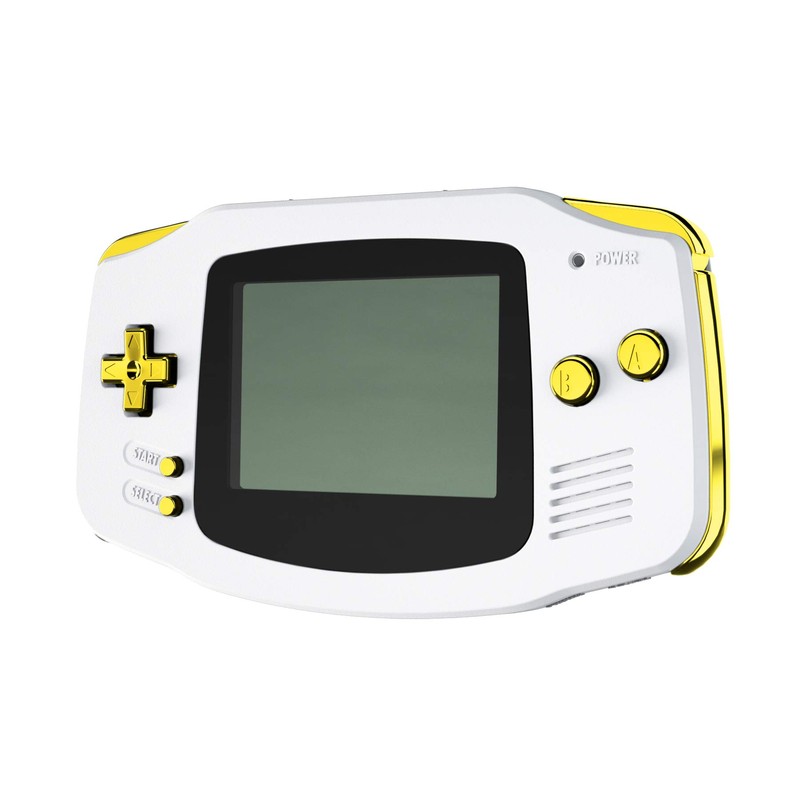 eXtremeRate Replacement Full Set Buttons Shiny Colors for Gameboy Advance