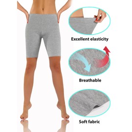 Sesto Senso Women's Leggings 1/2 Short Cotton Girls Colorful Pants Sports Fitness Yoga 3XL/46 Melange