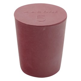 As One Laboran Red Rubber Stopper NO.5 11 Pack /9-861-05