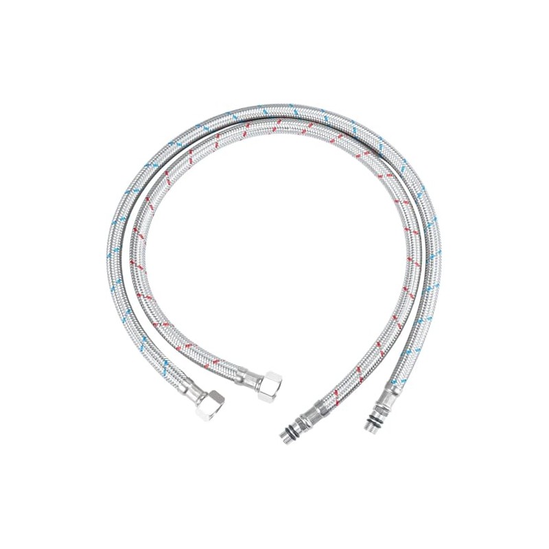 BuntHaus Pack of 2 Flexible Connection Hoses, Taps G3/8 x