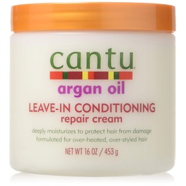 Cantu Argan Oil Leave-In Conditioning Repair Cream, 16 oz (Pack of 7)