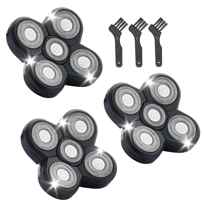 3PCS Shaver Replacement Blades Compatible with Freedom Bald Men Head