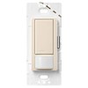 Lutron Maestro Motion Sensor switch, no neutral required, 600 Watts Single-Pole/Multi Location, MS-OPS5M-LA, Light Almond