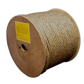 T.W Evans Cordage 25-001 1/4-Inch by 600-Feet Pure Number-1 Manila Rope Reel