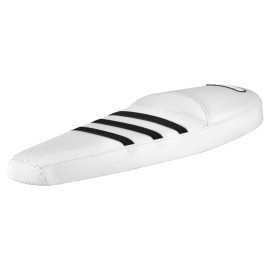 Enjoy Mfg Super73 Brooklyn R-Series  eBike Seat Cover  all WHITE w/ BLACK ribs #434