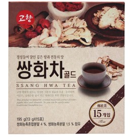 GOHYANG KOREAN Traditional Ssang Hwa Tea_13g x 15 Tea Bags_Product of Korea